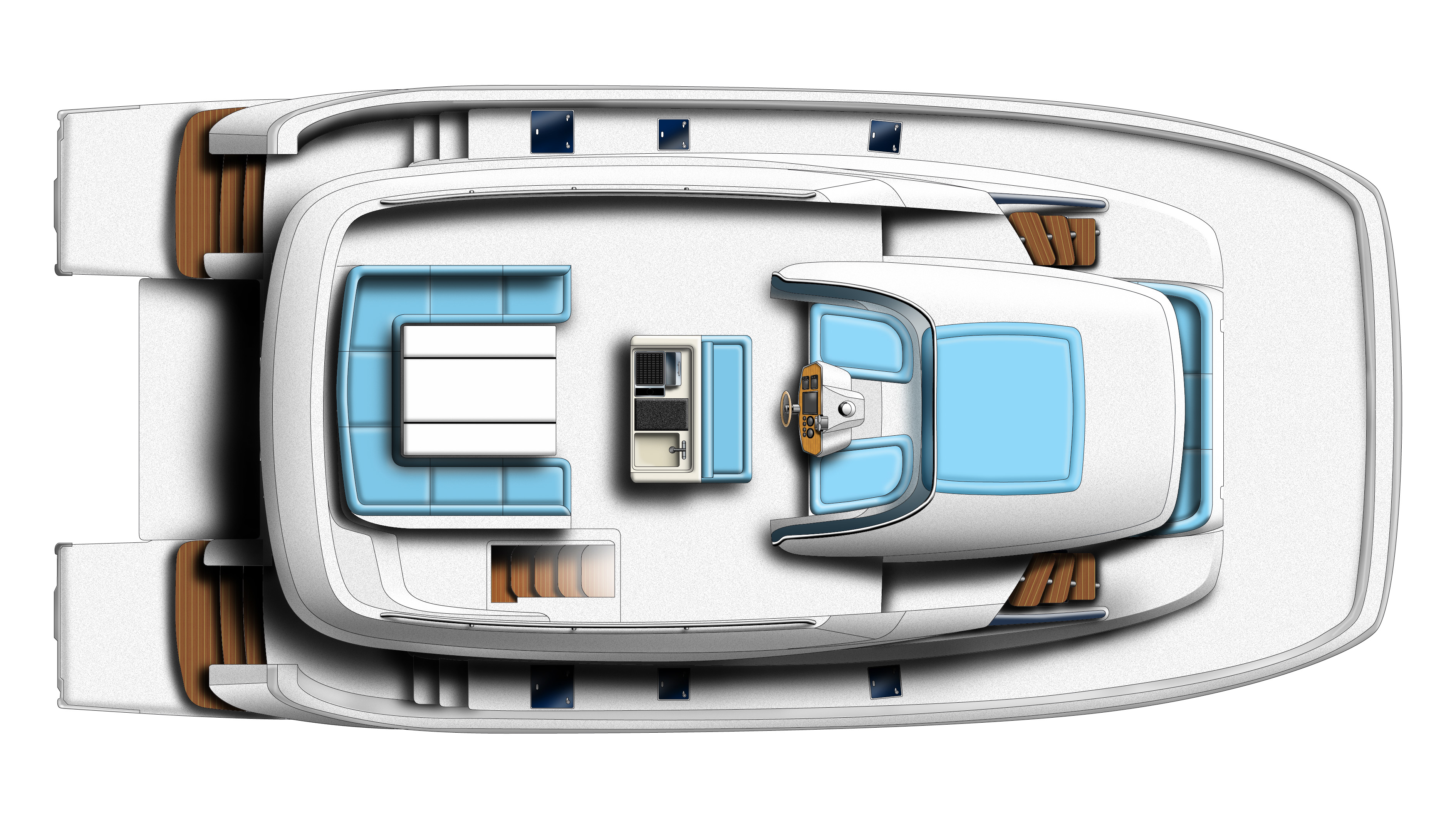 fly bridge layout