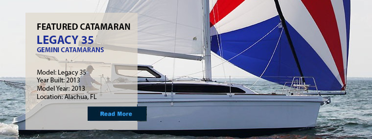 Featured Catamaran - LEGACY 35 NEW BUILD BROCHURE - 2013 Legacy 35, Year Built: 2013, Model Year: 2013, Location: Alachua, FL