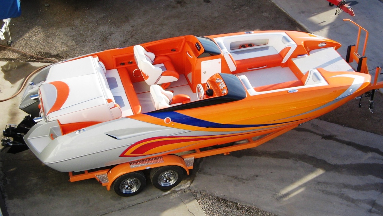 2012 DOMN8ER 22 deck boat for sale.