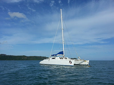 sailing catamaran