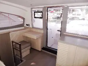 Used Power Catamaran for Sale 2016 Leopard 43 PC Layout & Accommodations Image Gallery