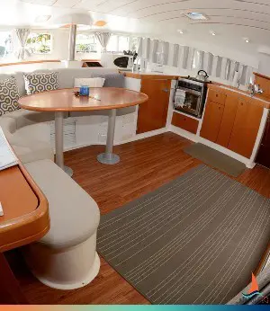 Used Sail Catamaran for Sale 1999 Lagoon 410 Layout & Accommodations Image Gallery