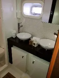 Used Sail Catamaran for Sale 2009 Sunreef 62 Flybridge Layout & Accommodations Image Gallery