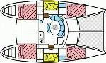Used Sail Catamaran for Sale 2015 Lagoon 380 S2 Layout & Accommodations Image Gallery