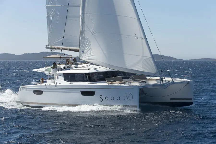 Used Sail Catamaran for Sale 2019 FP Saba 50 Used Sail Catamaran for Sale 2019 FP Saba 50