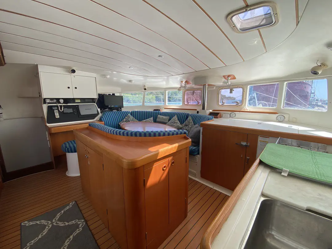 Used Sail Catamaran for Sale 2001 Lagoon 410 Layout & Accommodations Image Gallery