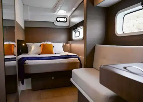 New Sail Catamaran for Sale 2024 Bali 4.0 Layout & Accommodations Image Gallery
