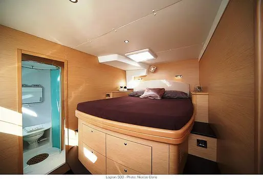 Used Sail Catamaran for Sale 2007 Lagoon 500 Layout & Accommodations Image Gallery