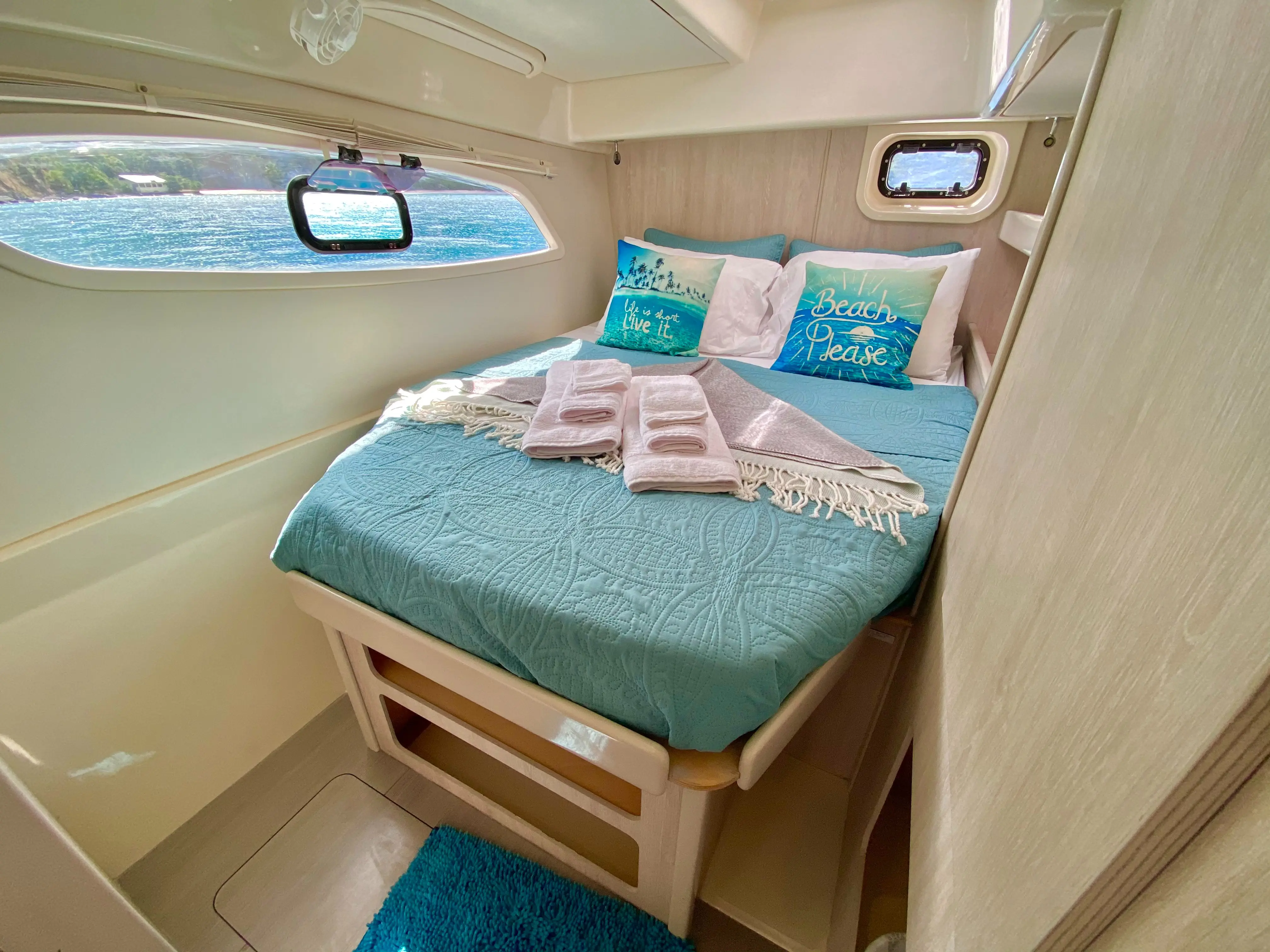 Used Sail Catamaran for Sale 2016 Leopard 44 Layout & Accommodations Image Gallery