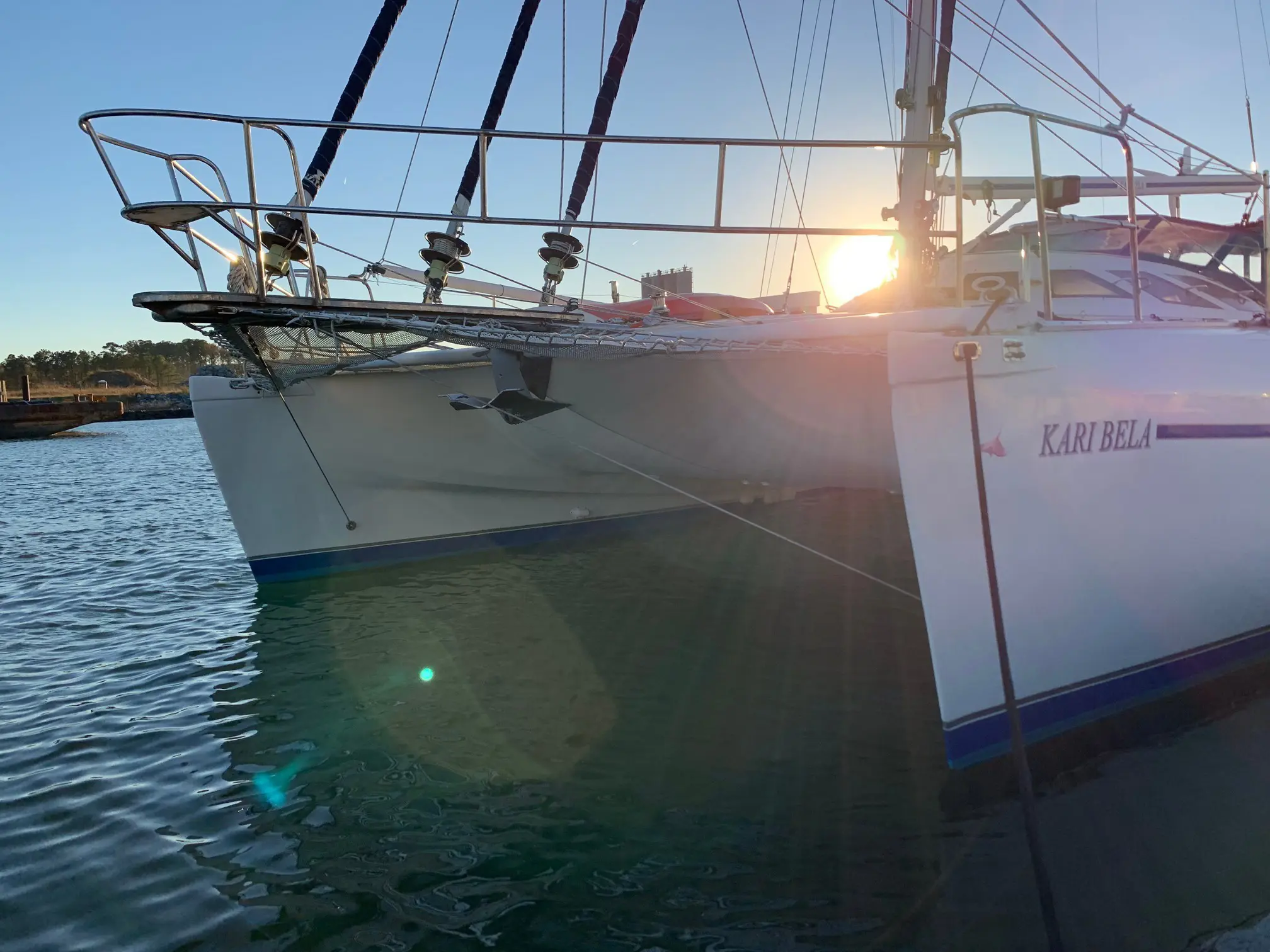 Used Sail Catamaran for Sale 2002 Dean 440 Boat Highlights Image Gallery