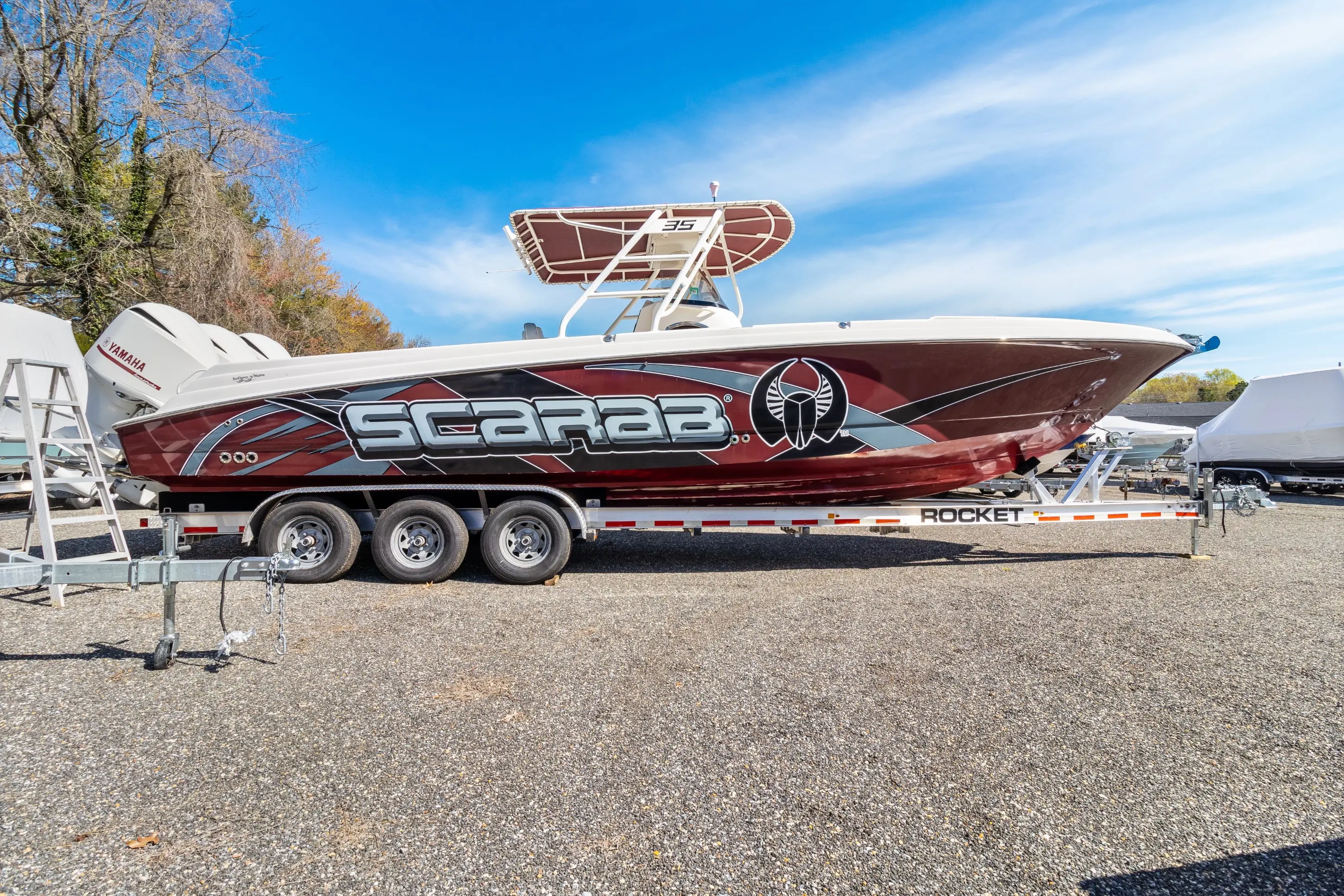 Used Power Monohull for Sale 2010 Scarab Tournament 35 Additional Information Image Gallery