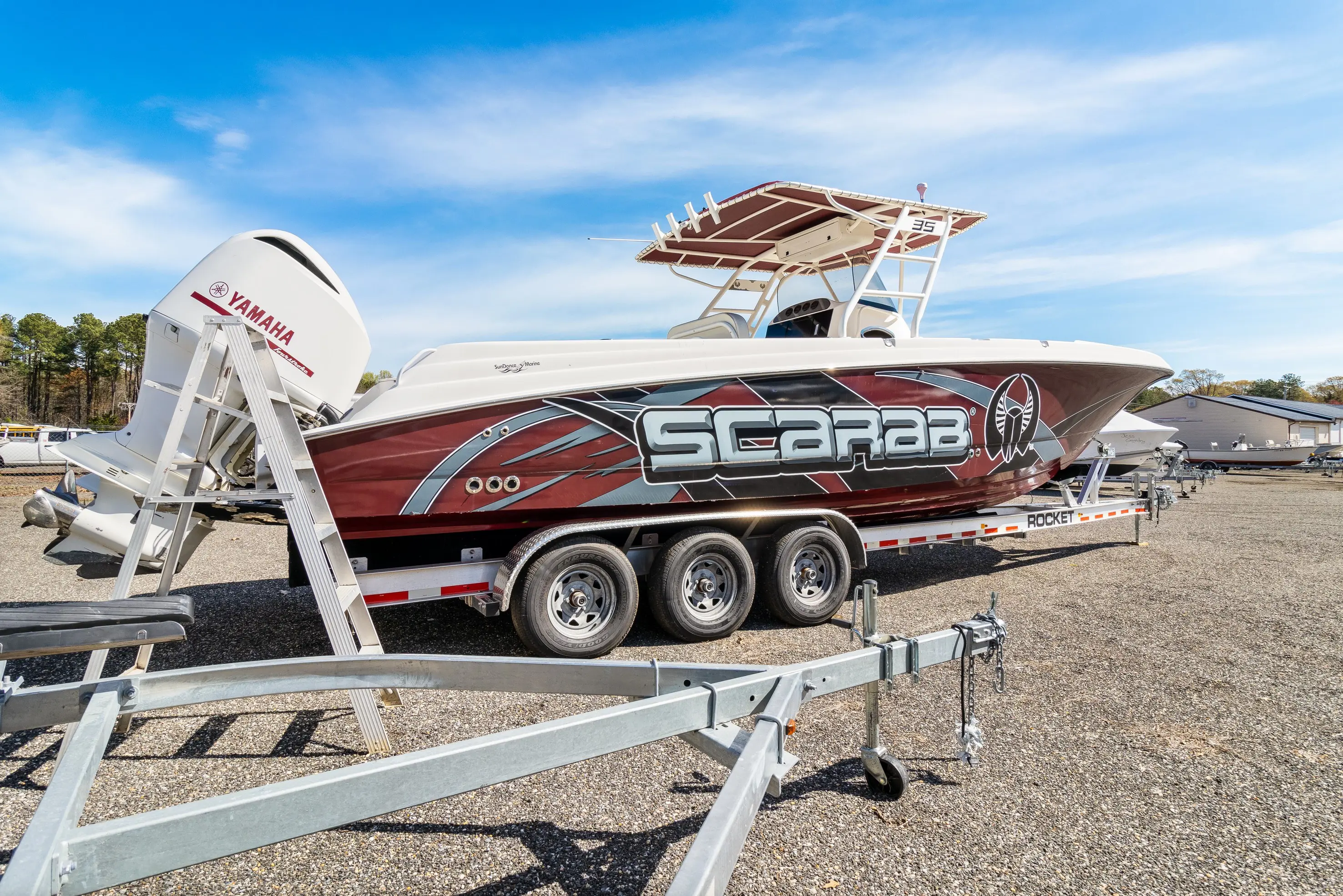 Used Power Monohull for Sale 2010 Scarab Tournament 35 Additional Information Image Gallery