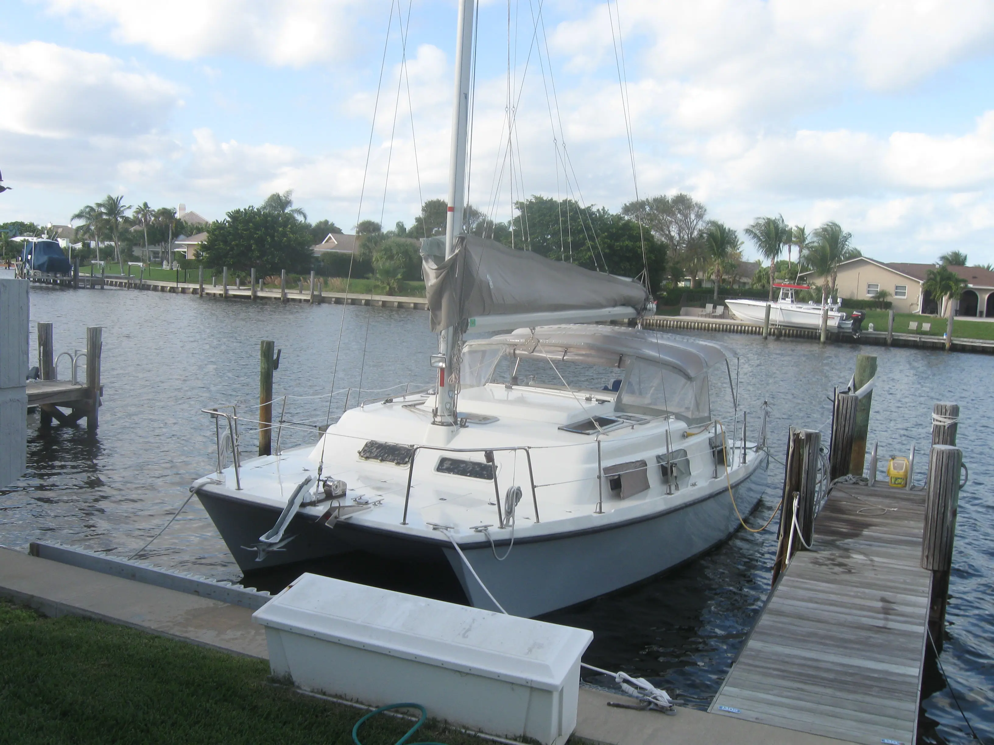 Used Sail Catamaran for Sale 1990 Intercat Boat Highlights Image Gallery