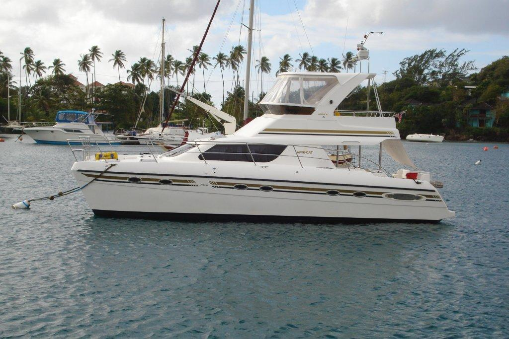 Used Power Catamaran for Sale 2007 Africat 420 Boat Highlights Image Gallery