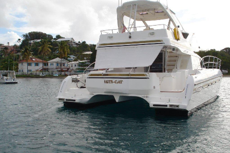 Used Power Catamaran for Sale 2007 Africat 420 Boat Highlights Image Gallery