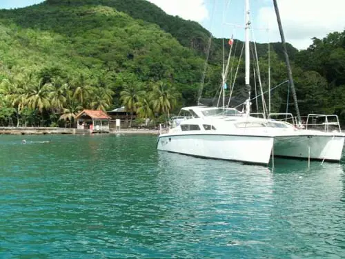 Used Sail Catamaran for Sale 2001 Gemini 105Mc Boat Highlights Image Gallery