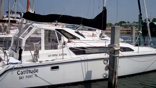 Used Sail Catamaran for Sale 2004 Gemini 105Mc Boat Highlights Image Gallery