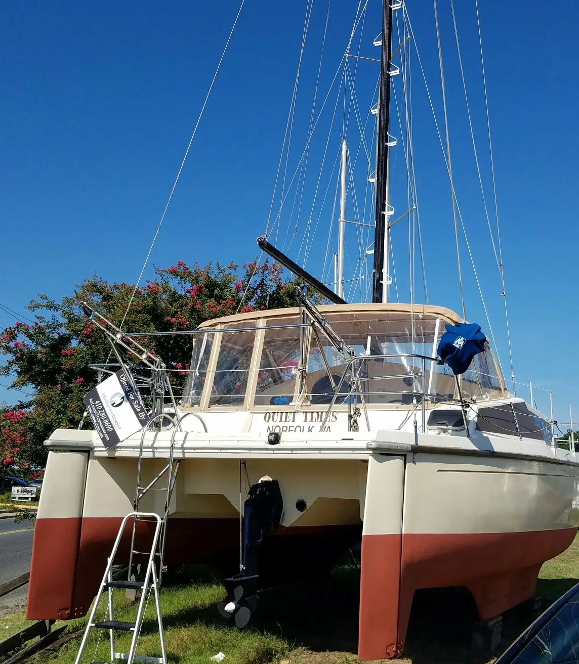 Used Sail Catamaran for Sale 1986 Quest 33CS Used Sail Catamaran for Sale 1986 Quest 33CS