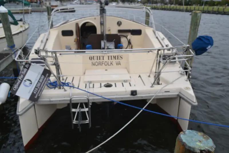 Used Sail Catamaran for Sale 1986 Quest 33CS Boat Highlights Image Gallery
