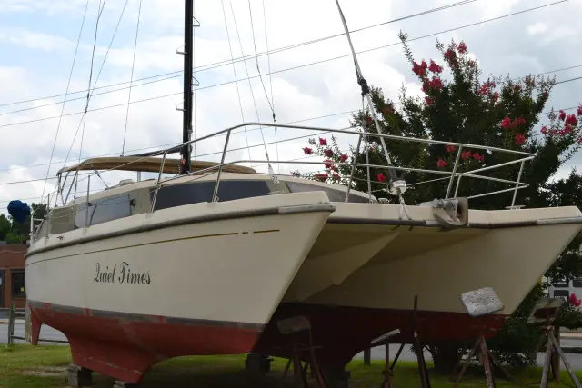 Used Sail Catamaran for Sale 1986 Quest 33CS Boat Highlights Image Gallery