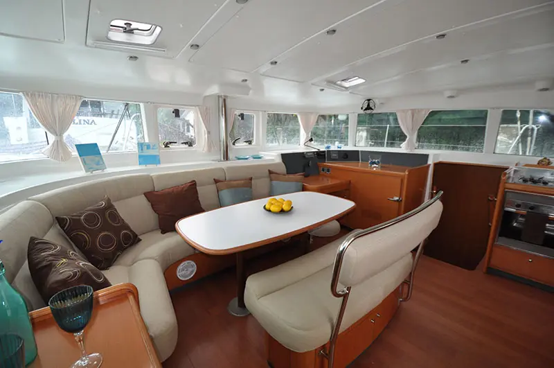 Used Sail Catamaran for Sale 2008 Lagoon 440 Layout & Accommodations Image Gallery