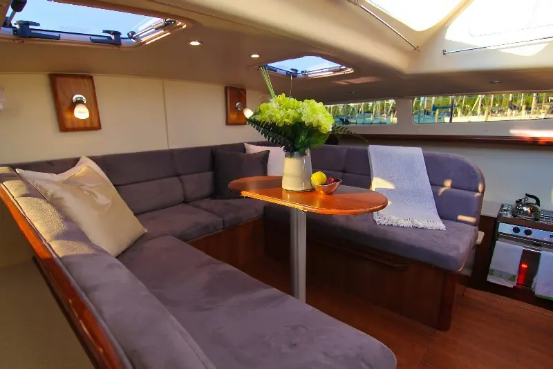 Used Sail Catamaran for Sale 2014 Legacy 35 Layout & Accommodations Image Gallery