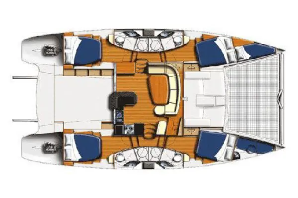 Used Sail Catamaran for Sale 2008 Leopard 46  Boat Highlights Image Gallery