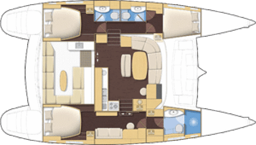 Used Sail Catamaran for Sale 2005 Lagoon 440 Boat Highlights Image Gallery