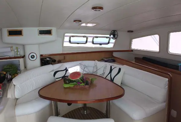 Used Sail Catamaran for Sale 2001 Leopard 47 Layout & Accommodations Image Gallery