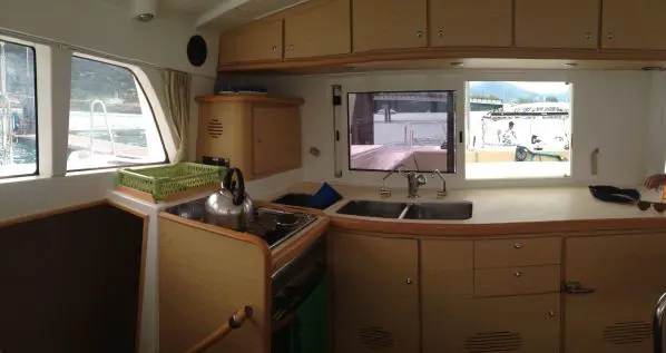 Used Sail Catamaran for Sale 2008 Lagoon 440 Galley Image Gallery