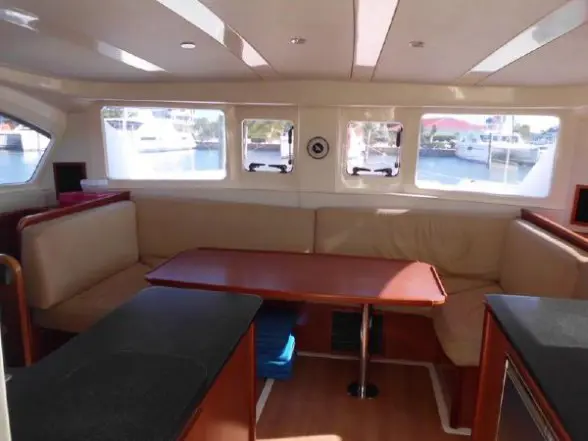 Used Sail Catamaran for Sale 2011 Leopard 38 Layout & Accommodations Image Gallery