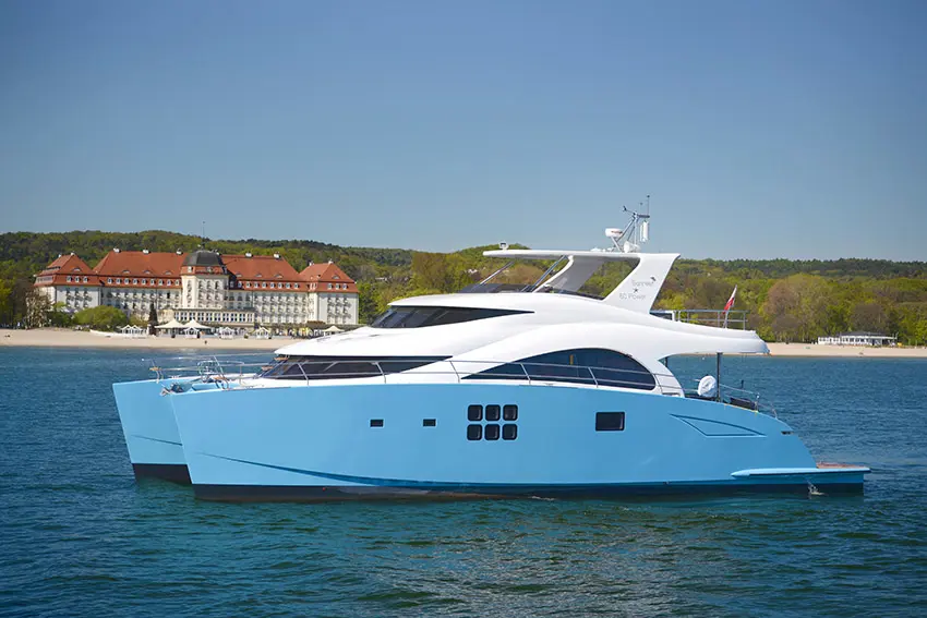 Launched Power Catamaran for Sale  60 Sunreef Power Boat Highlights Image Gallery