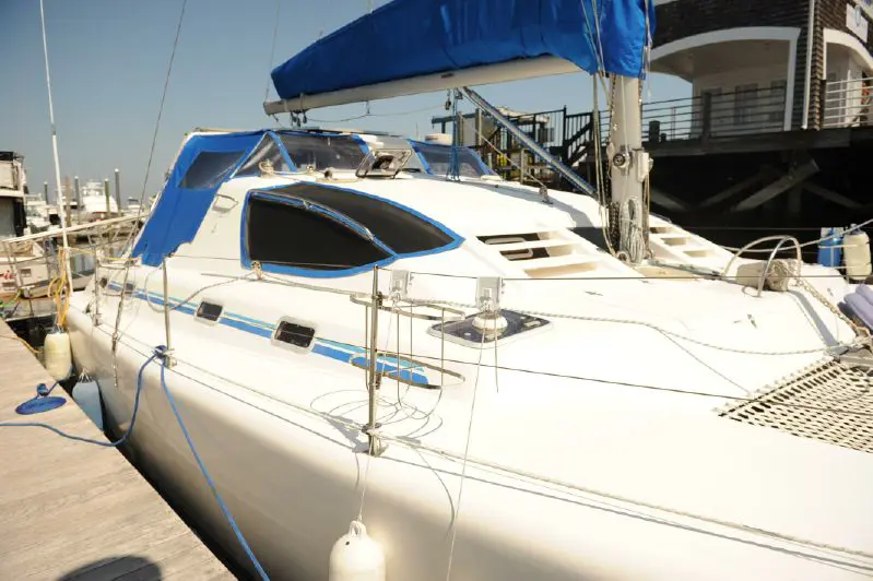 Used Sail Catamaran for Sale 2002 Admiral 38 Boat Highlights Image Gallery