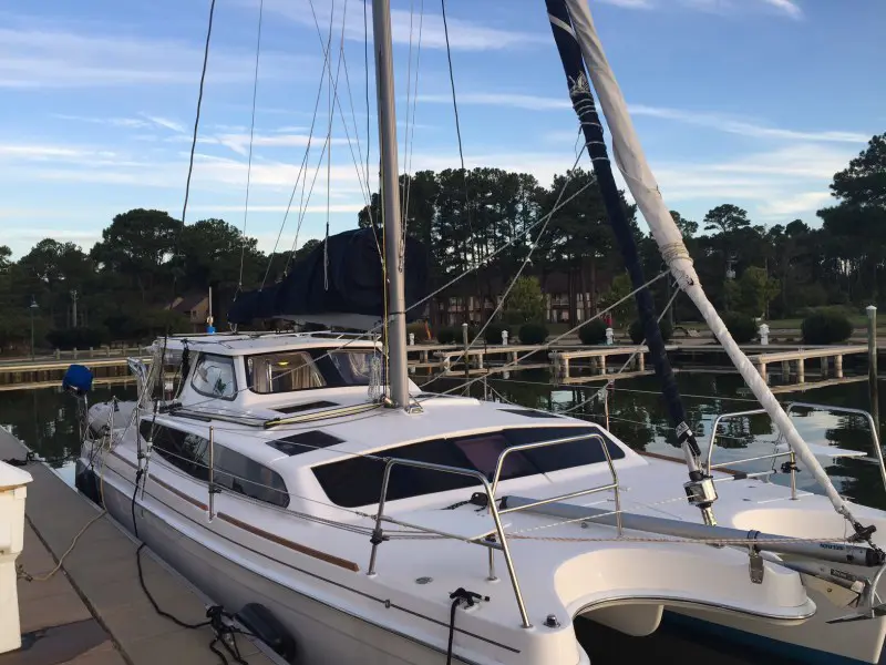 Used Sail Catamaran for Sale 2014 Legacy 35 Boat Highlights Image Gallery