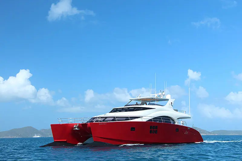 Launched Power Catamaran for Sale  70 Sunreef Power Boat Highlights Image Gallery