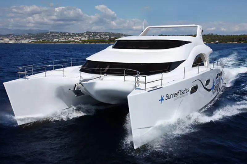 Launched Power Catamaran for Sale 70 Sunreef Power Launched Power Catamaran for Sale 70 Sunreef Power