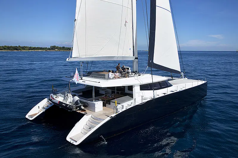 Launched Sail Catamaran for Sale  Sunreef 80 Carbon Line Boat Highlights Image Gallery