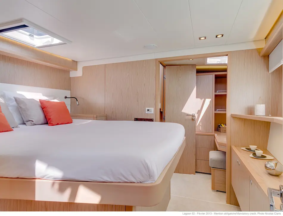 Used Sail Catamaran for Sale 2017 Lagoon 52 Layout & Accommodations Image Gallery