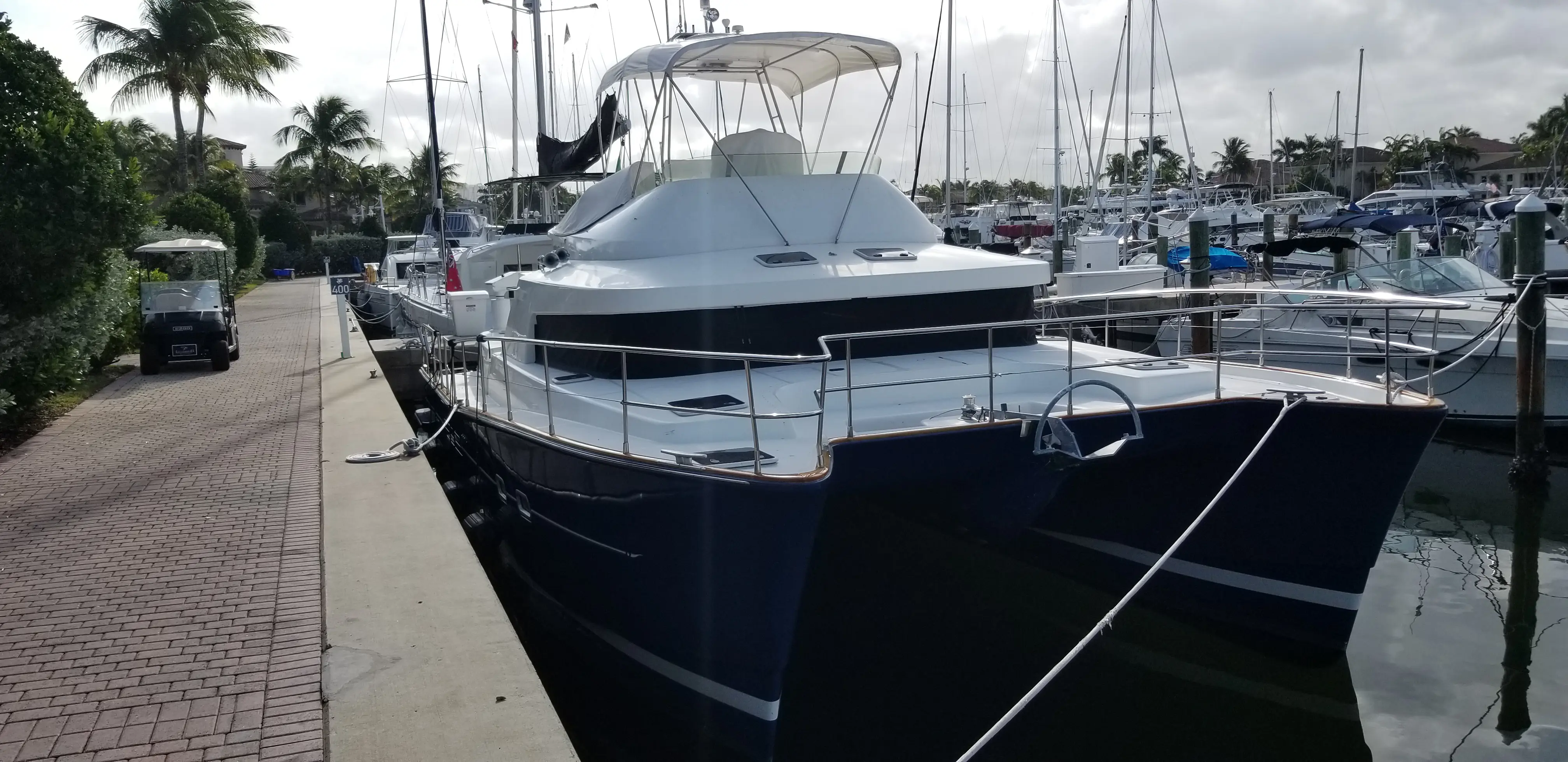 Used Power Catamaran for Sale 2003 Lagoon 43 Power  Boat Highlights Image Gallery