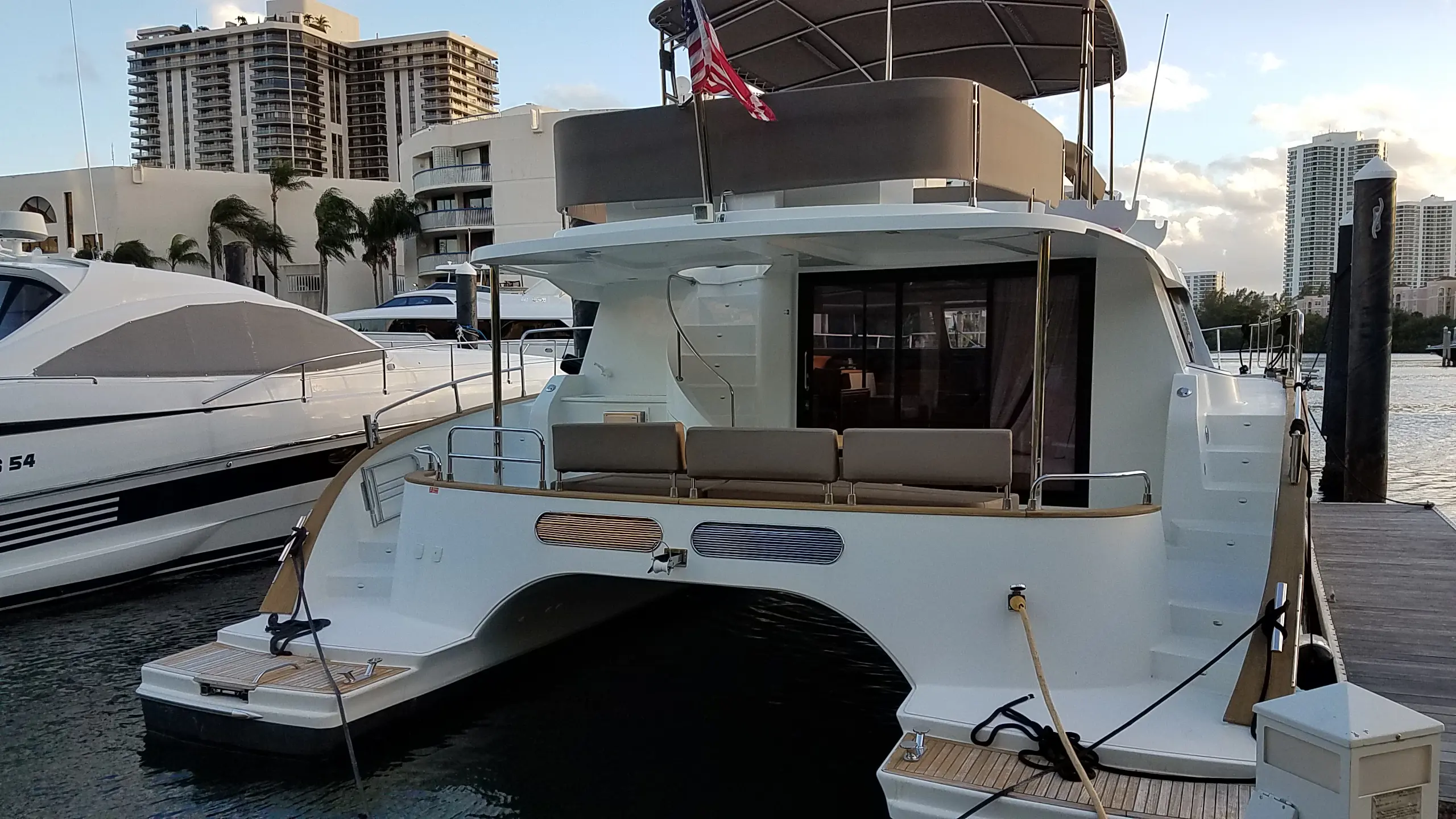 Used Power Catamaran for Sale 2014 Cumberland 47 LC Boat Highlights Image Gallery