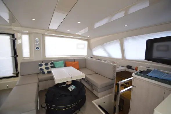 Used Sail Catamaran for Sale 2015 Leopard 48 Layout & Accommodations Image Gallery