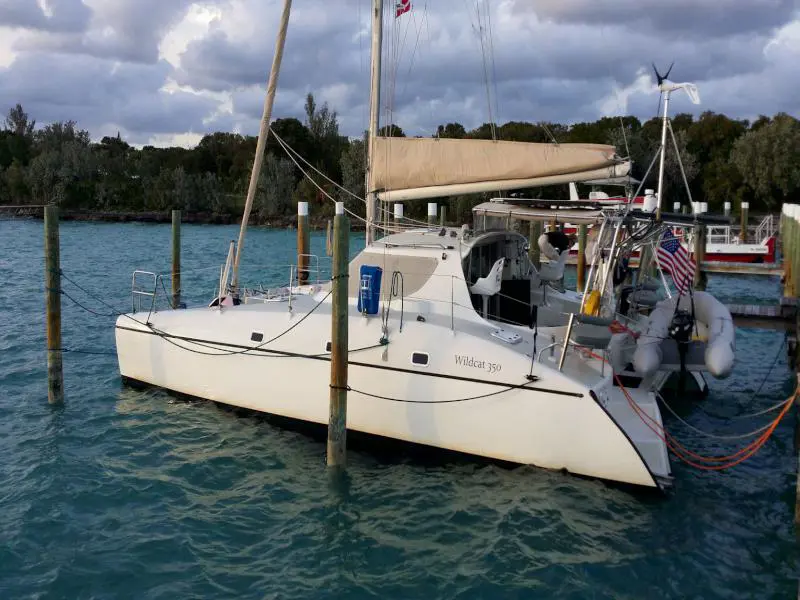 Used Sail Catamaran for Sale 2003 Wildcat 350 Boat Highlights Image Gallery