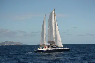 Used Sail Catamaran for Sale 1979 Spronk 50 Ketch Rigged Boat Highlights Image Gallery