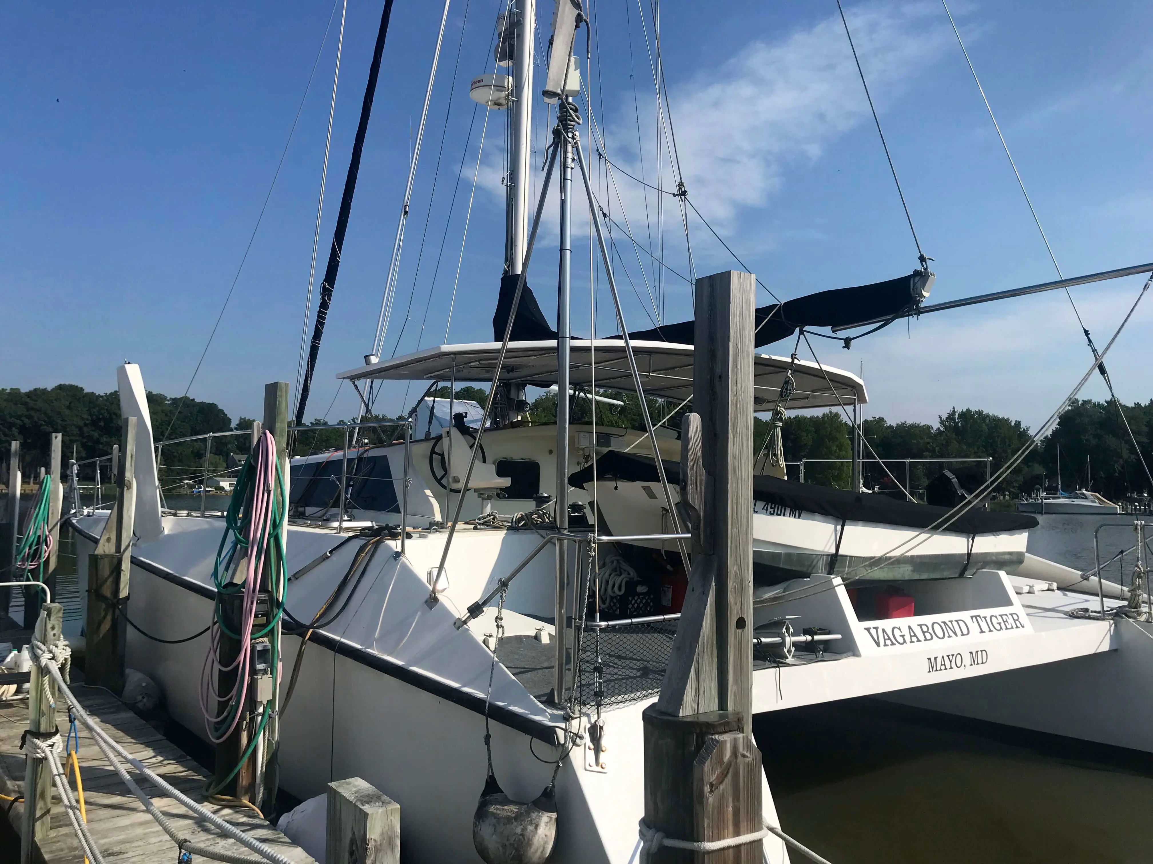 Used Sail Catamaran for Sale 1995 Simpson 13.7M Boat Highlights Image Gallery