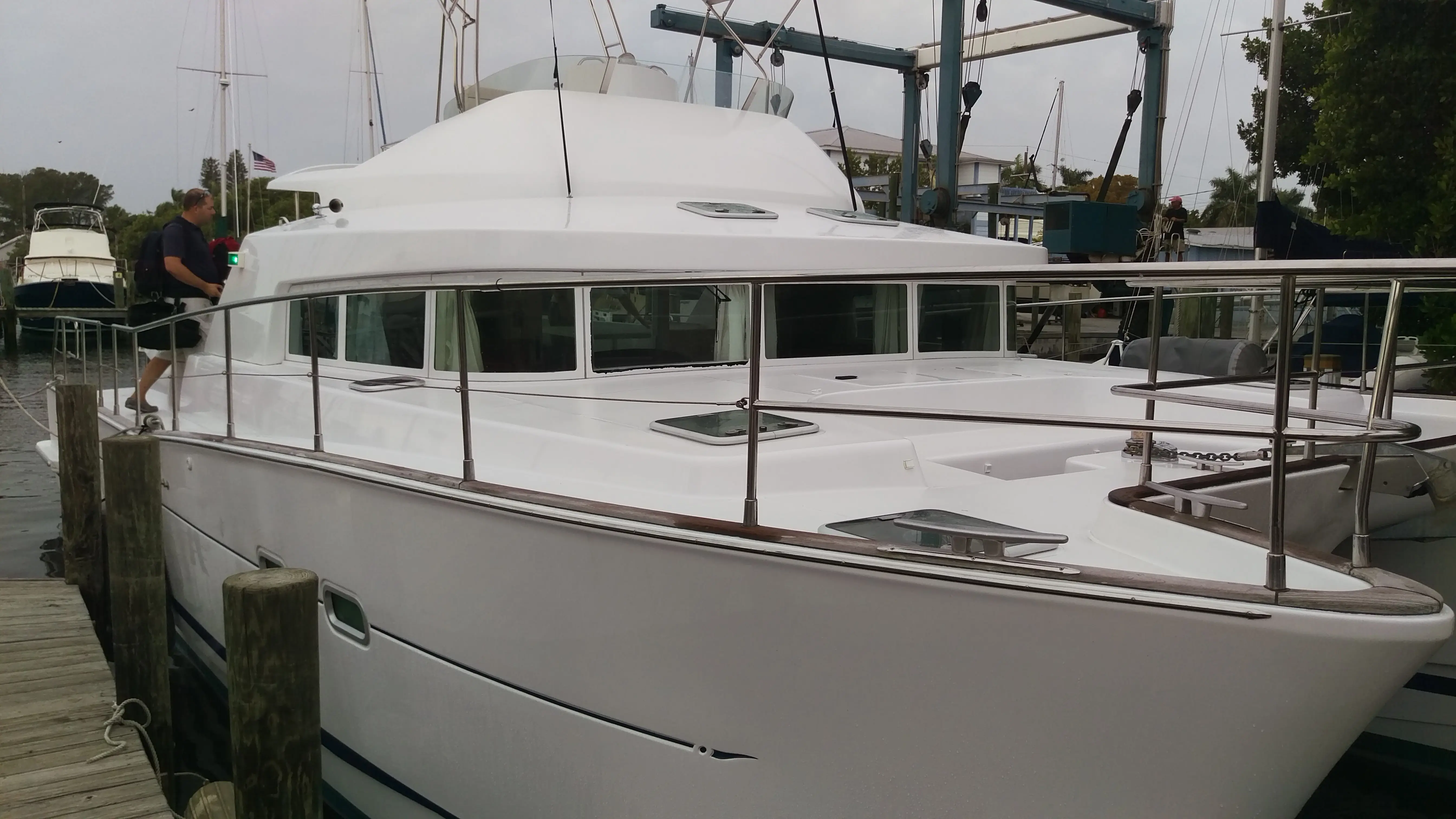 Used Power Catamaran for Sale 2004 Lagoon 43 Power  Boat Highlights Image Gallery