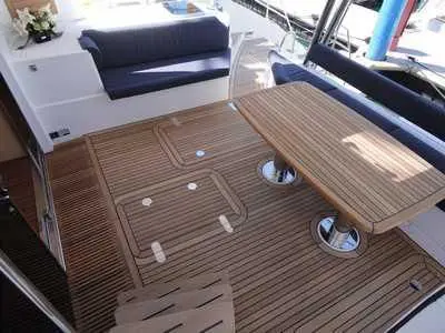 Used Sail Catamaran for Sale 2014 Privilege 515 Layout & Accommodations Image Gallery