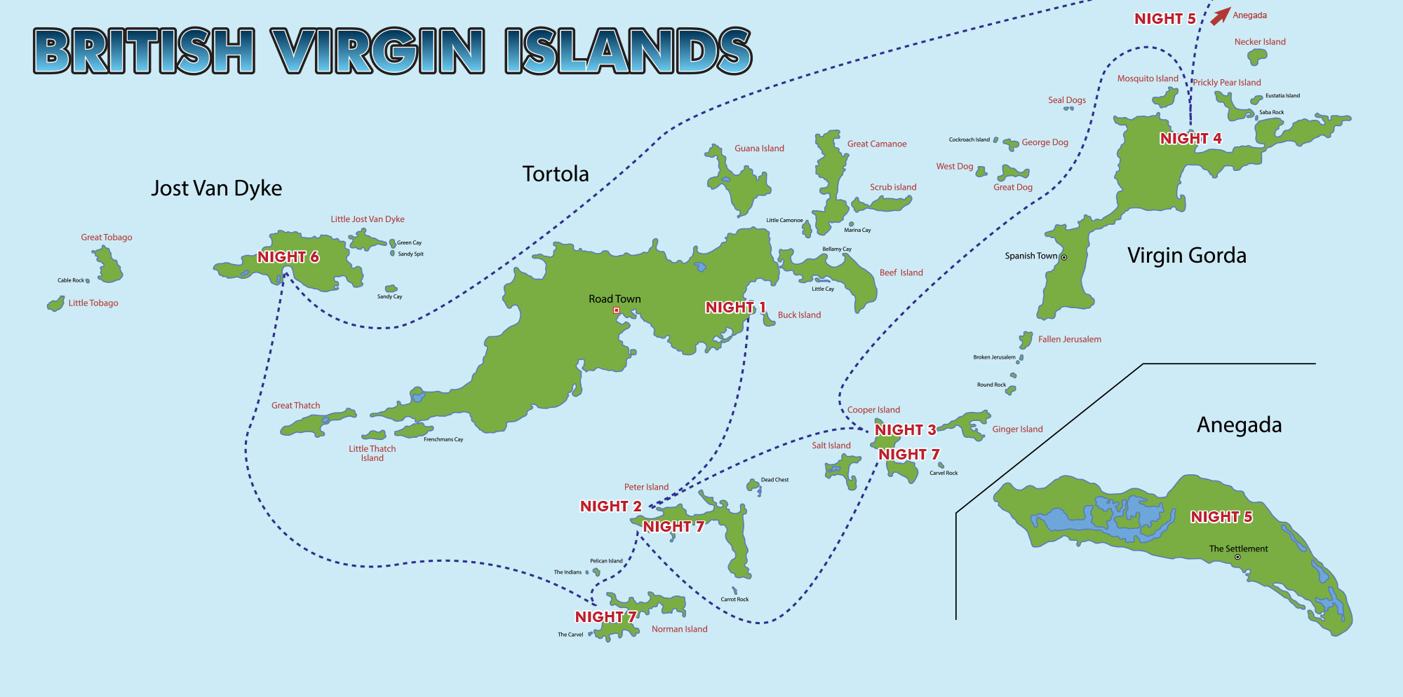 eight days sailing the bvi - hi lovely
