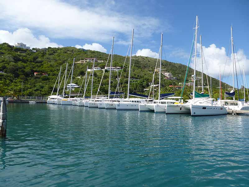 Contact details for The Catamaran company in BVI