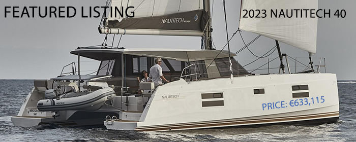 New Sail Catamaran for Sale 2023 Nautitech 40 Open Boat Highlights