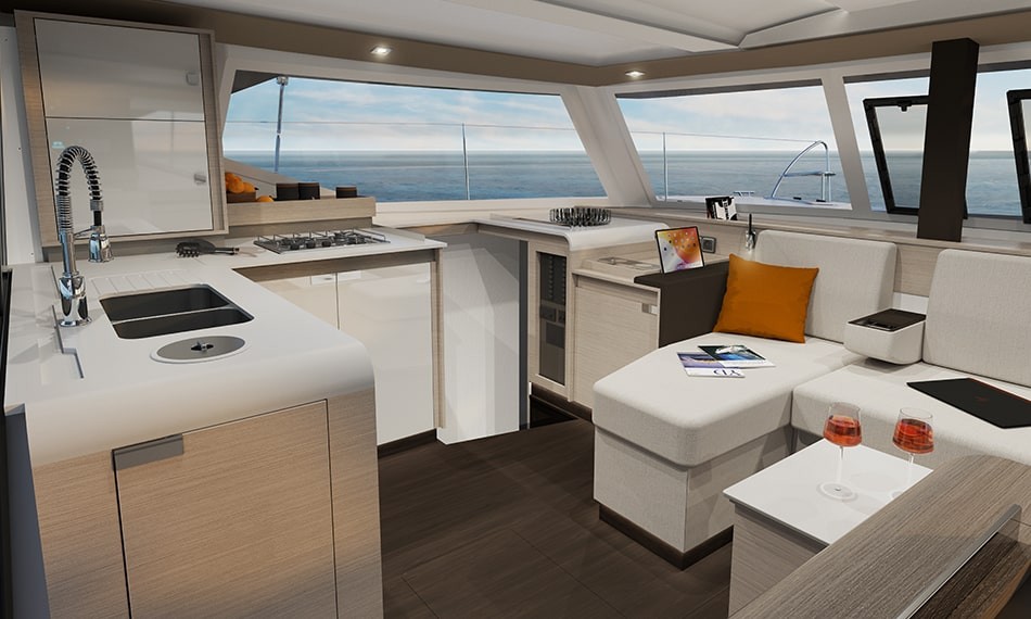 New Sail Catamaran for Sale 2021 ISLA 40 Galley